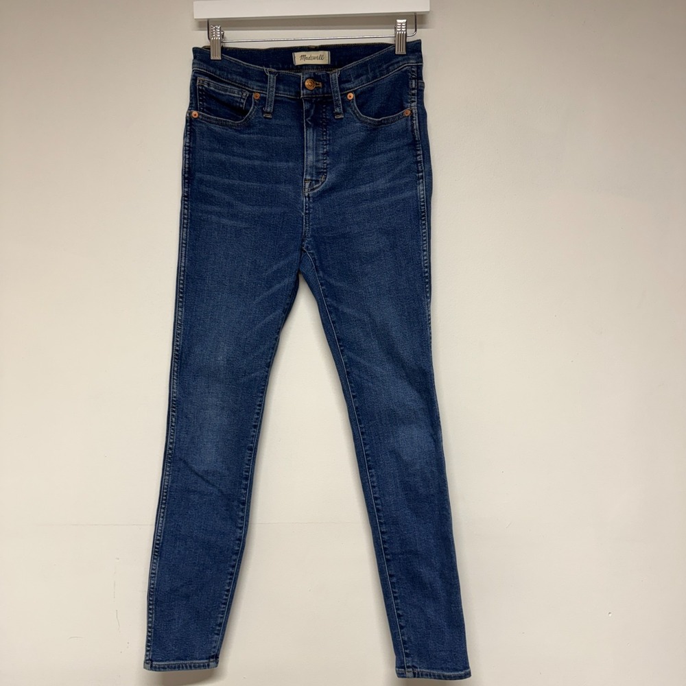 Madewell High-Rise Skinny Jeans Size 27 Womens Denim Medium Wash Blue